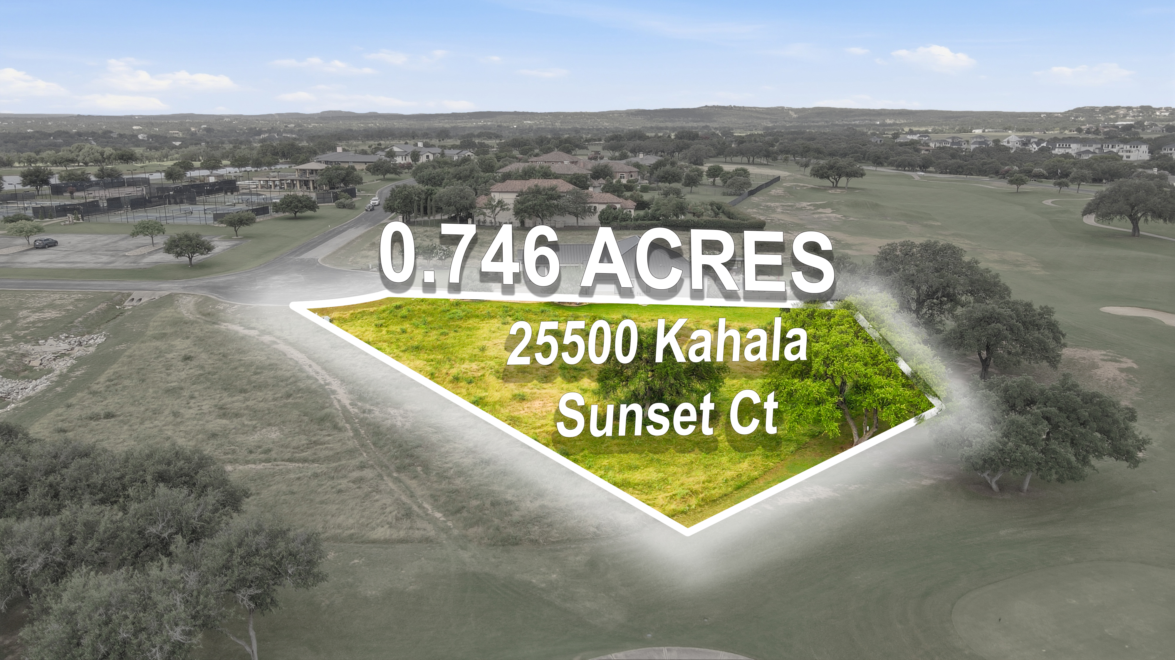 25500 Kahala Sunset Ct aerial view